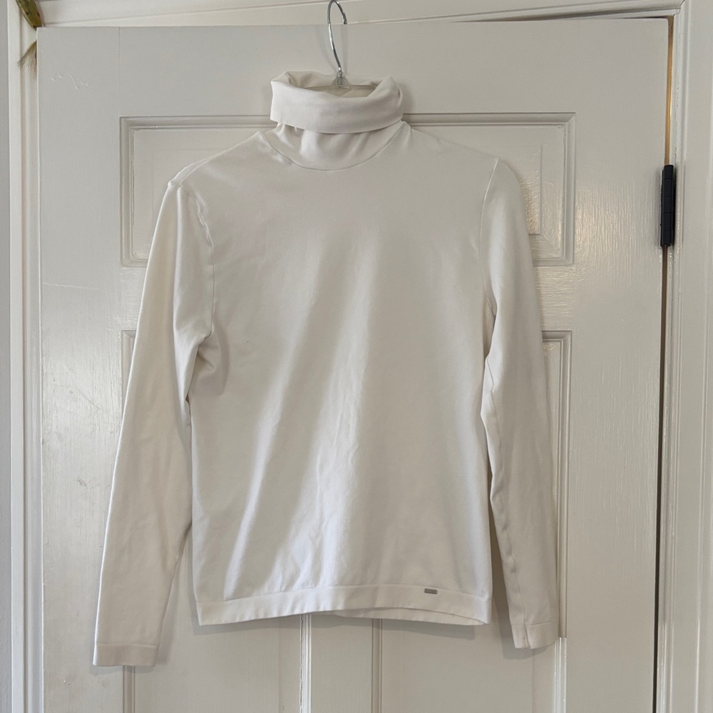 Wolford Cream Turtleneck Sweater. Large. Like new.